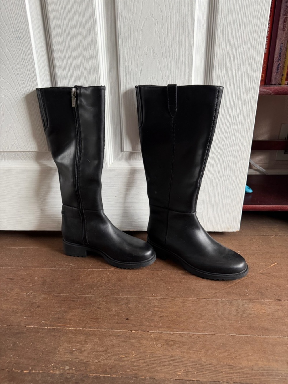 Blondo Black Tall Zip Knee-High Riding Boots
